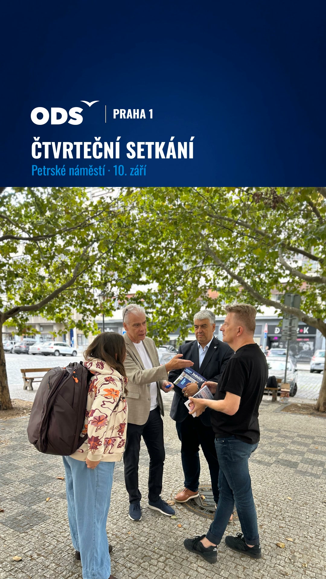 Dnes jsme se na Petrském náměstí potkali s místními a společně probírali, co…